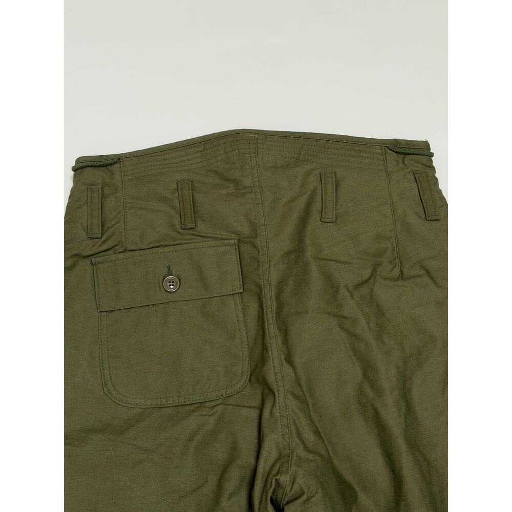 Military Style Trousers Cold Weather Permeable Type 1 Mens Medium Vintage Green - Picture 10 of 16